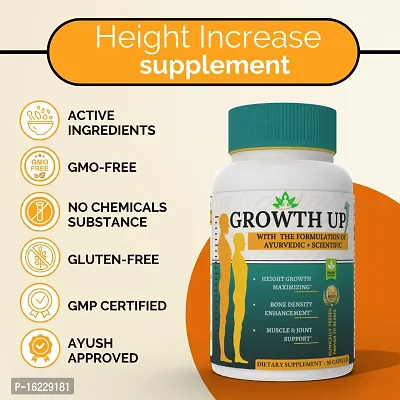 Growth UP Ayurvedic Height Increasing Medicine for Natural Height Growth and Gain , Height Enhancer Medicine-thumb5