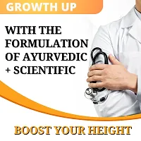 Growth UP - Ayurvedic Height Increase Supplement | Natural Height Growth  Bone Density Enhancer | Height Increase Medicine ( Pista Flavour )-thumb1