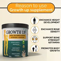 Growth UP - Ayurvedic Height Increase Supplement | Natural Height Growth  Bone Density Enhancer | Height Increase Medicine ( Pista Flavour )-thumb2