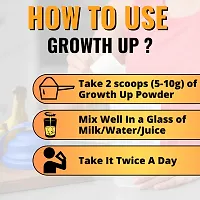 Growth UP - Ayurvedic Height Increase Supplement | Natural Height Growth  Bone Density Enhancer | Height Increase Medicine ( Pista Flavour )-thumb4