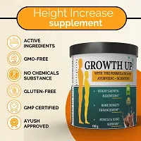 Growth up Powder - Ayurvedic Height Increase Formula for Height Enhancer of the Body After 18, Height Increase Medicine-thumb3