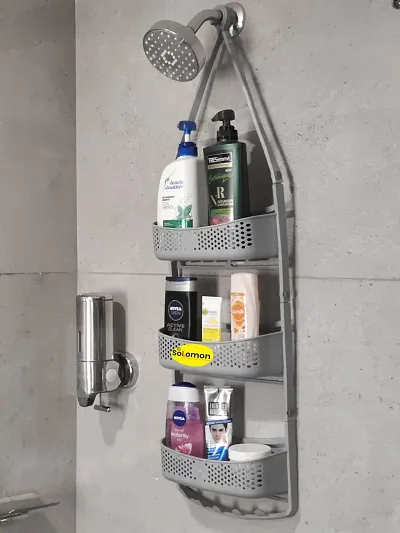 ABS Bathroom Shelf Shampoo Holder Shower Caddy Shelves