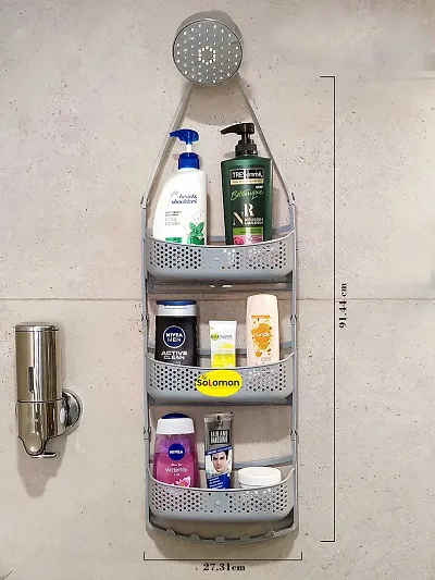 ABS Bathroom Shelf Shampoo Holder Shower Caddy Shelves