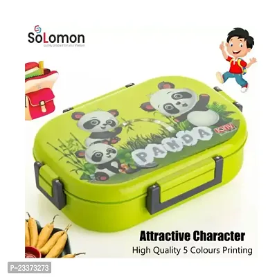 Solomon reg; Premium Quality KIDDOS Steel lunch box 4 Containers Lunch Box  (800 ml)-thumb2