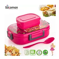 Solomon reg; Premium Quality KIDDOS Steel lunch box 4 Containers Lunch Box  (800 ml)-thumb4