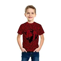 Luke and Lilly Boys Cotton Half Sleeve Tshirt - Pack of 2 Red-thumb2