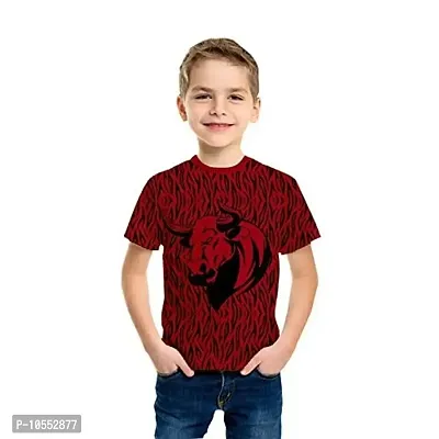 Luke and Lilly Boys Cotton Half Sleeve Tshirt - Pack of 2 Red-thumb3