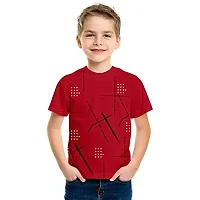 Luke and Lilly Boys Cotton Half Sleeve Tshirt - Pack of 2 Red-thumb3