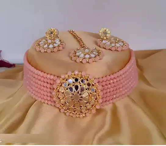 CRYSTAL CHOKER NECKLACE SET