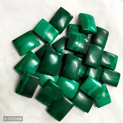 7.25 Ratti 6.89 Carat Natural Malachite 1 Piece Rectangle Shape Dana Firang Loose Gemstone Crystal Healing-thumb2