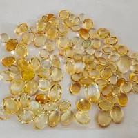 13.25 Ratti 12.07 Carat Natural Citrine Cabochon Oval Shape Sunela Loose Gemstone Crystal Healing Ratan 1 Pcs-thumb1