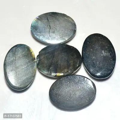 8.25 Ratti 7.5 Carat Natural Labradorite 1 Piece Oval Shape Morpankhi Loose Gemstone Astrology Chakra Healing-thumb4