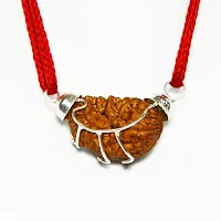 Originally Lab Certified One Mukhi 1 Face Nepali Rudraksha Pendants Silver Plated Locket For Men & Women jewelry-thumb2