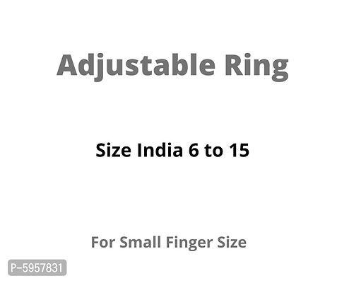 Natural Silver Plated Adjustable Black Black-Onyx 3.25 Ratti Flat Ring Oval Shape Cabochon Cut Ring For Men And Women-thumb4