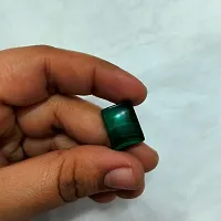 6.25 Ratti 5.68 Carat Natural Malachite 1 Piece Rectangle Shape Dana Firang Loose Gemstone Jewellers Crystal-thumb2