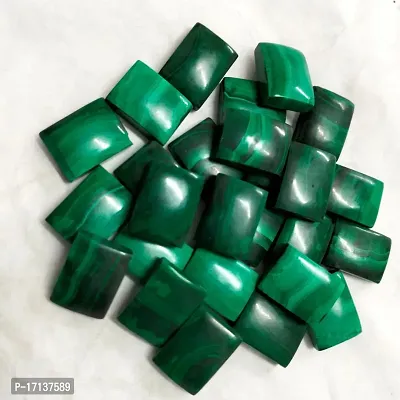 6.25 Ratti 5.68 Carat Natural Malachite 1 Piece Rectangle Shape Dana Firang Loose Gemstone Jewellers Crystal-thumb2