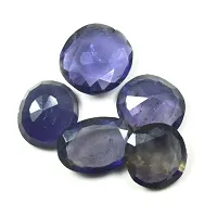 3.25 Ratti 2.95 Carat Natural Iolite 1 Piece Oval Shape Kaka-Nili Loose Gemstone Chakra Healing Rashi Ratan-thumb3