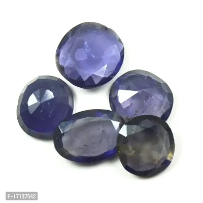 3.25 Ratti 2.95 Carat Natural Iolite 1 Piece Oval Shape Kaka-Nili Loose Gemstone Chakra Healing Rashi Ratan-thumb4