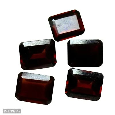 6.25 Ratti 5.68 Carat Natural Hessonite Garnet 1 Piece Rectangle Shape Gomed Loose Gemstone Astrologers Jeweller