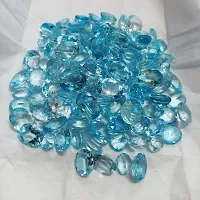 5.25 Ratti 4.77 Carat Natural Blue Topaz Oval Shape Nila Pukhraj Loose Gemstone Astrology Ratan 1 Pcs-thumb1