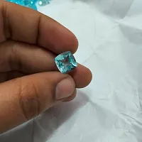 5.25 Ratti 4.77 Carat Natural Blue Topaz Cushion Shape Nila Pukhraj Loose Gemstone Astrological 1 Pcs-thumb2