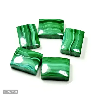 7.25 Ratti 6.89 Carat Natural Malachite 1 Piece Rectangle Shape Dana Firang Loose Gemstone Crystal Healing