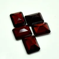 8.25 Ratti 7.5 Carat Natural Hessonite Garnet 1 Piece Rectangle Shape Gomed Loose Gemstone Crystal Healing Ratan-thumb3