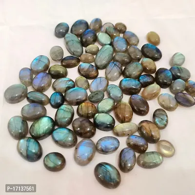 8.25 Ratti 7.5 Carat Natural Labradorite 1 Piece Oval Shape Morpankhi Loose Gemstone Astrology Chakra Healing-thumb2