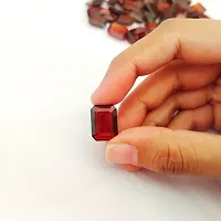 9.25 Ratti 8.36 Carat Natural Hessonite Garnet 1 Piece Rectangle Shape Gomedh Loose Gemstone January Birthstone-thumb2