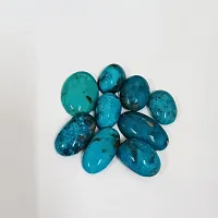 8.25 Ratti 7.5 Carat Natural Irani Turquoise 1 Pcs Firoza Oval Shape Loose Gemstone Healing Astrological-thumb1