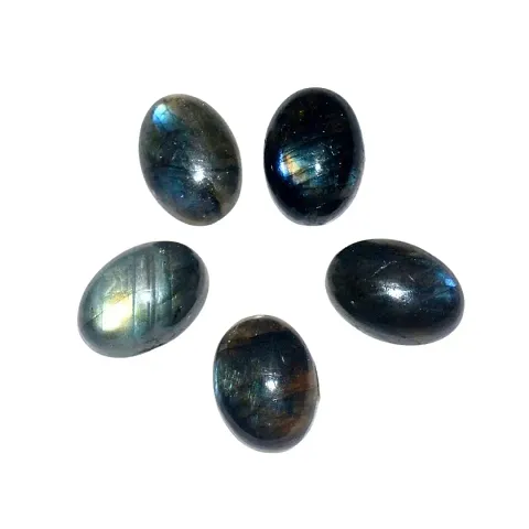 Natural Labradorite Oval Shape Stone