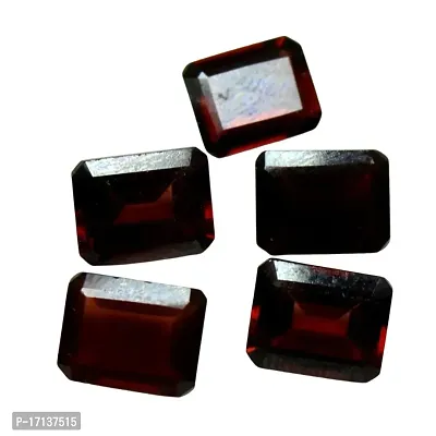 9.25 Ratti 8.36 Carat Natural Hessonite Garnet 1 Piece Rectangle Shape Gomedh Loose Gemstone January Birthstone-thumb0