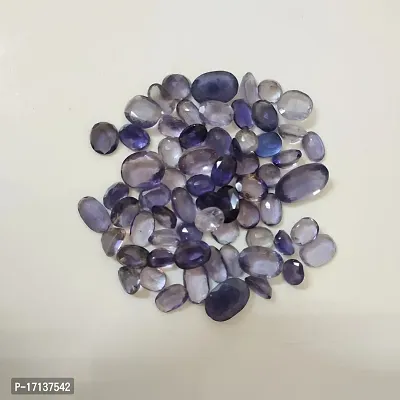 3.25 Ratti 2.95 Carat Natural Iolite 1 Piece Oval Shape Kaka-Nili Loose Gemstone Chakra Healing Rashi Ratan-thumb2