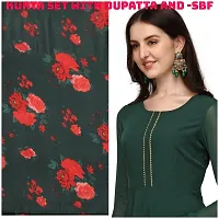 Fancy Anarkali long Kurti  with Dupatta Set-thumb2