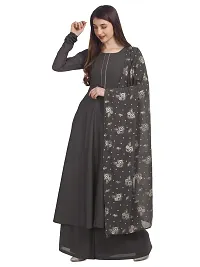 Fancy Anarkali long Kurti with Dupatta Set-thumb1