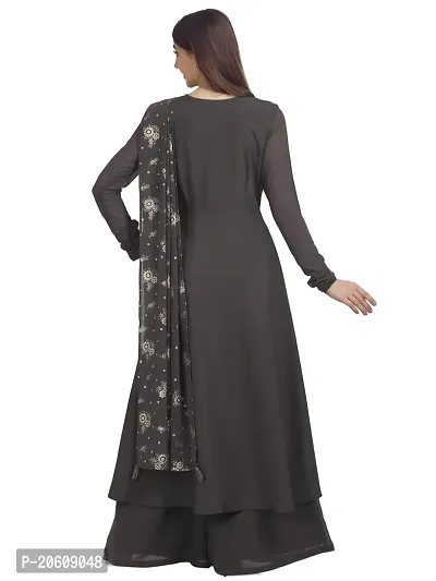 Fancy Anarkali long Kurti with Dupatta Set-thumb3