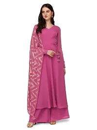 Fancy Anarkali long Kurti with Dupatta Set-thumb1