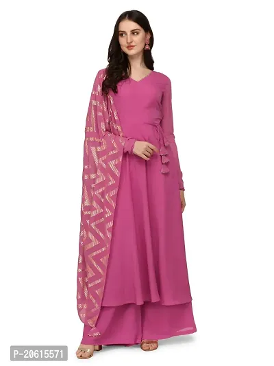 Fancy Anarkali long Kurti with Dupatta Set-thumb2