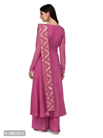 Fancy Anarkali long Kurti with Dupatta Set-thumb4