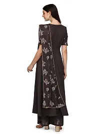 Fancy Anarkali long Kurti with Dupatta Set-thumb3