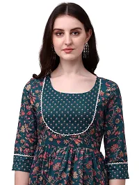 Fancy Anarkali long Kurti with Bottom Set-thumb2