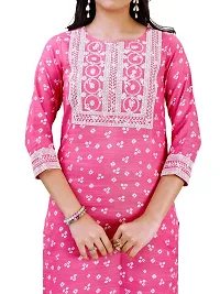 Women Rayon  Kurta Pant Set-thumb1