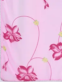 Womens Crepe Flower Print Anarkali With Plain Palazzo Dupatta Set-thumb4