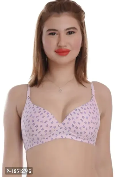 Stylish Cotton Solid Bras For Women-thumb0