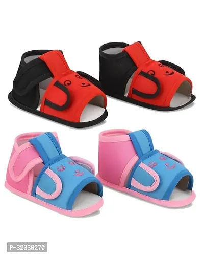 Stylish New Born Baby Sandal Shoes - Pack of 2