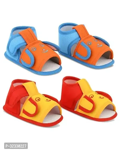 Stylish New Born Baby Sandal Shoes - Pack of 2-thumb0