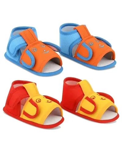 Stylish New Born Baby Sandal Shoes - Pack of 2