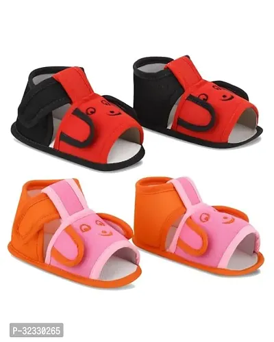 Stylish New Born Baby Sandal Shoes - Pack of 2-thumb0