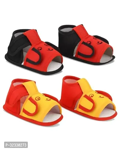 Stylish New Born Baby Sandal Shoes - Pack of 2