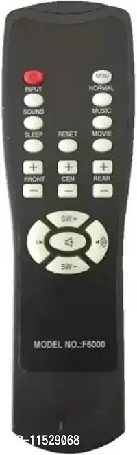 Home Theatre F6000 Home Theatre System Remote Control- Chake Image With Old Remote  F And D Remote Controller -Black-thumb0